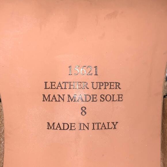 Barbara Barbieri Italian Made Leather Chunky Heels - Picture 5 of 6